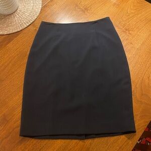 Navy Nora Gardner Pencil Skirt